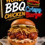 honey BBQ chicken burger menü